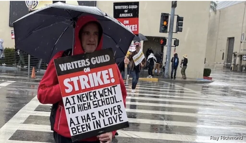 A striking writer